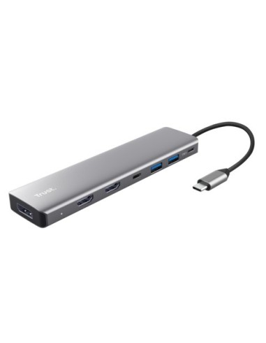 Adattatore multiporta Trust Dalyx in alluminio 7-in-1 25661
