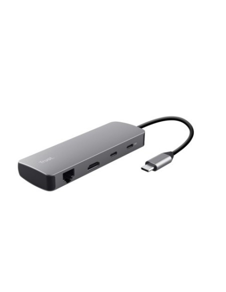 Adattatore multiporta Trust Dalyx in alluminio 8-in-1 25672