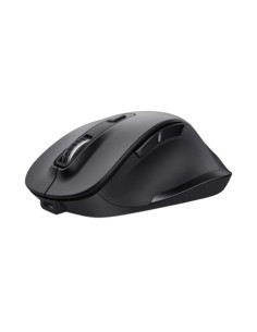 Mouse ergonomico wireless ricaricabile Trust Fyda nero 24727