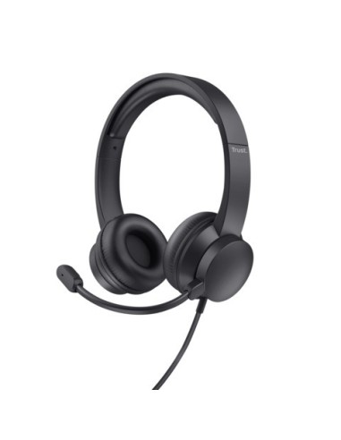 Cuffie Trust Hs-150 con microfono per PC nero 25333