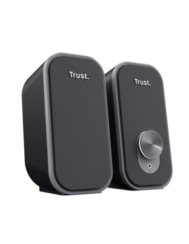 Set di altoparlanti 2.0 6W RMS Trust Ador nero/grigio 25670