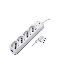 Multipresa schuko/bipasso MKC cavo da 1