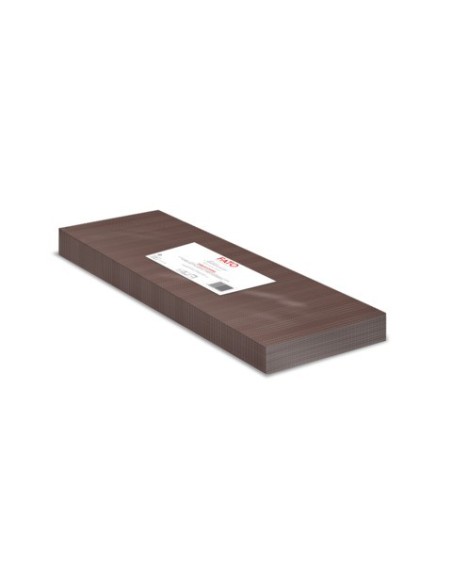 Tovaglia Fato 1 velo in carta a secco 1x1 m conf. 25 pz cioccolato 88554100
