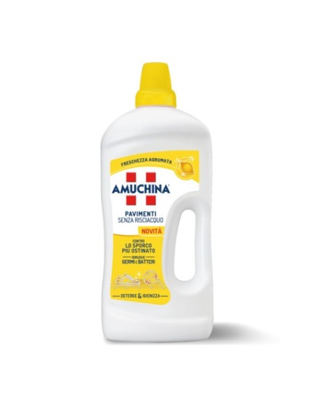 Detergente per pavimenti senza risciacquo Amuchina 1250 ml freschezza agrumata - 419867