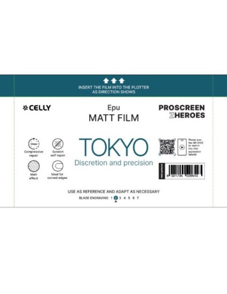 Pellicola protettiva per Smartphone Celly Tokyo Pro Matt - conf. 10 pz - PROFILMPRO10M