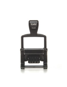 Datario autoinchiostrante con testo pers.bile Trodat Professional 5460 max 6 righe 56x33 mm - cartuccia NON inclusa