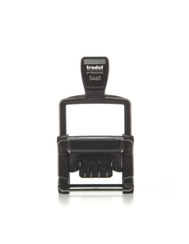 Datario autoinchiostrante con testo pers.bile Trodat Professional 5460 max 6 righe 56x33 mm - cartuccia NON inclusa