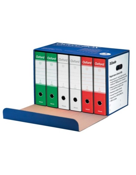 Registratori con custodia Esselte Oxford Box G85 Italia protocollo 54