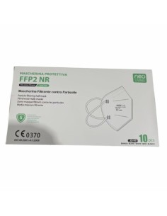 Mascherine filtranti protettive FFP2 NR bianco - imbustate singolarmente - conf. 10 pz - JD-99