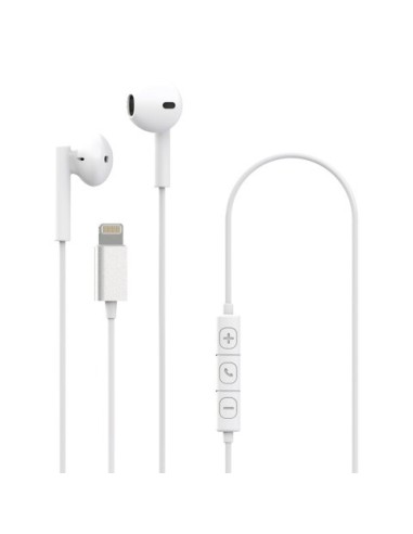 Auricolari a filo Celly UP900LIGHT con connettore Lightning - bianco UP900LIGHTWH