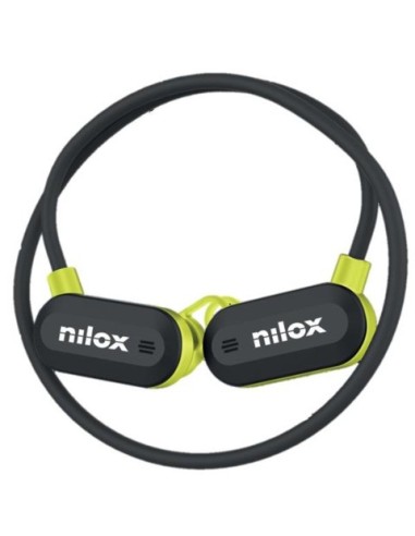 Auricolari sportivi Nilox Airtunes wireless con ENC e funzioni touch - nero/giallo - NXTWAIRTUNESBK