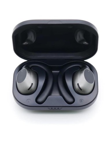 Auricolari sportivi Nilox Runbeat true wireless ENC con archetto ergonomico - colore nero - NXTWRUNBEATOR