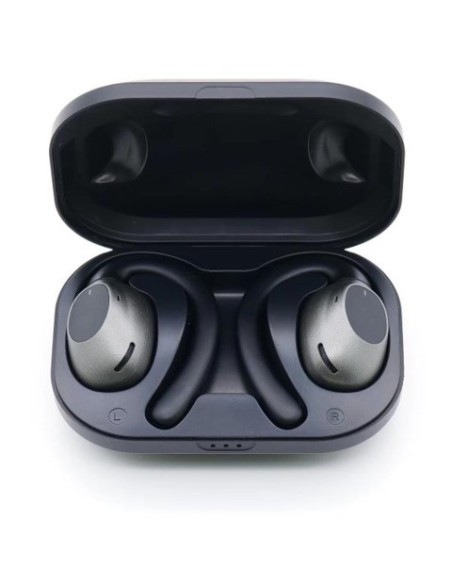 Auricolari sportivi Nilox Runbeat true wireless ENC con archetto ergonomico - colore nero - NXTWRUNBEATOR