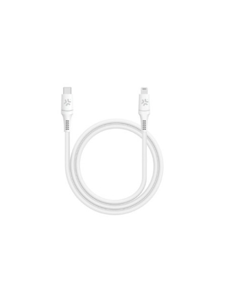 Cavo USB-C / Lightning in PVC Celly Pro Compact 2 60W 1 m - bianco PC2USBCLIGHTWH