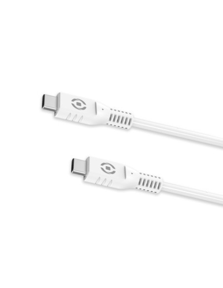 Cavo USB-C / USB-C in PVC Celly 60W 1 m - bianco USBCUSBCWH