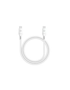 Cavo USB-C / USB-C in PVC Celly ProCompact 2 65W 1 m - bianco PC2USBCUSBCWH