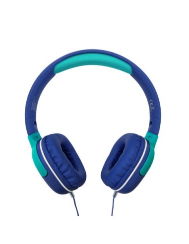 Cuffie stereo per bambini Celly KidsBeat2 con microfono integrato - colore blu - KIDSBEAT2BL