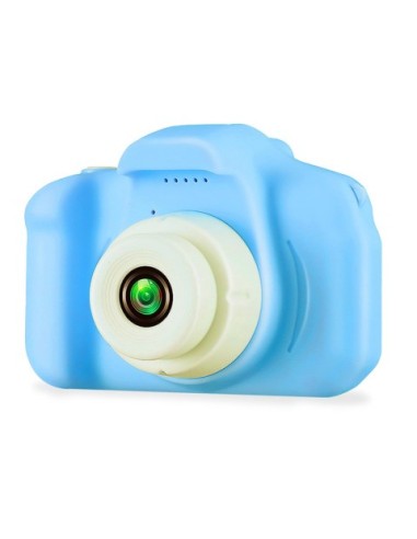 Fotocamera digitale per bambini Celly KidsCamera3 espandibile con scheda MicroSD - colore azzurro - KIDSCAMERA3LB