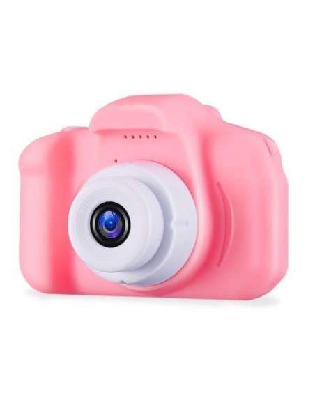Fotocamera digitale per bambini Celly KidsCamera3 espandibile con scheda MicroSD - colore rosa - KIDSCAMERA3PK
