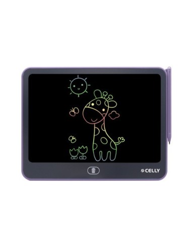 Lavagna multifunzione per bambini Celly KidsBoard pennino incluso - colore lilla KIDSBOARDPK