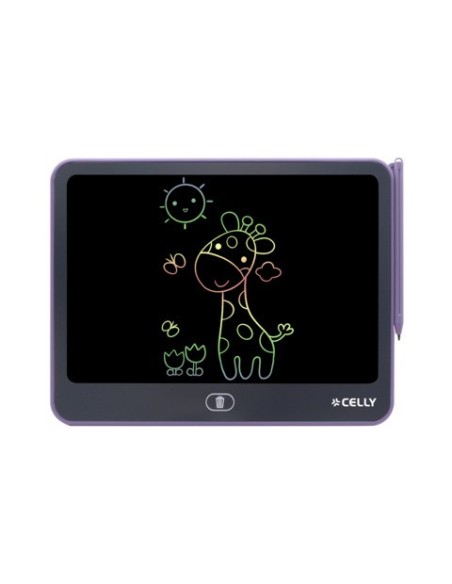 Lavagna multifunzione per bambini Celly KidsBoard pennino incluso - colore lilla KIDSBOARDPK