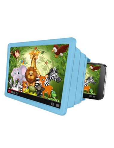Lente d'ingrandimento per smartphone Celly KidsMovie - colore blu KIDSMOVIEBL