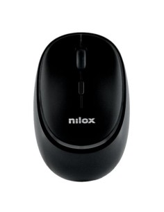 Mouse ottico wireless dual Nilox Tech ricaricabile tramite porta USB-C 1600 DPI 4 tasti - nero - NXMDWS102