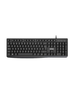 Tastiera con cavo Nilox Tech layout italiano USB 2.0 cavo 150 cm colore nero NXKBIT000013