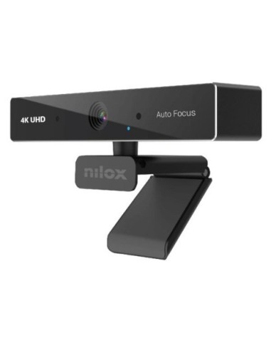 Webcam 4K Nilox Tech con autofocus 30 fps 2 microfoni integrati cavo 2 m colore nero - NXWCA4K13