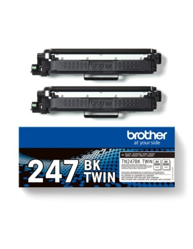 Confezione 2 toner Brother TN247BK nero  TN247BKTWIN