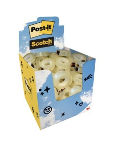 Espositore da banco 48 nastri adesivi Scotch® 508 19 mm x 33 m trasparente 7100411735