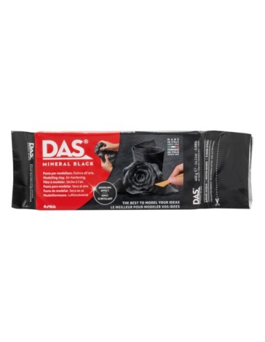 Pasta per modellare DAS in panetto da 400 g Mineral Black - F382400