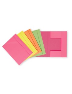 Cartella a 3 lembi con elastico Favorit 25x34