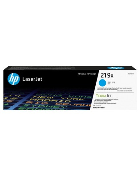 Toner HP 219X ciano  W2191X