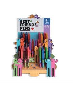 Espositore 60 penne a sfera cancellabili Pilot Frixion Ball Best Friends fantasie assortite - 010714