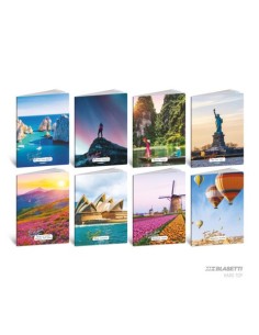 Maxi quaderno Blasetti Ti Ci Devo Portare HT A4 - 80 g/m² - 20+1 ff - C - conf. 10 pezzi - 9361