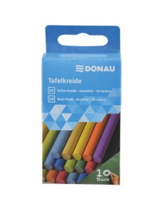 Gessetti per lavagna Donau conf. da 10 pezzi in colori assortiti 330283