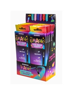 Evidenziatori doppia punta Donau Magic Color 1-4 mm in conf. 6 pezzi assortiti 330497