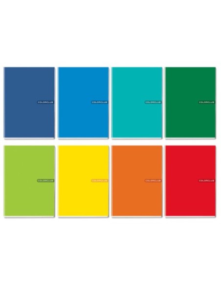 Maxi quaderno Colorclub A4 - 80 g/m² - 20+1 ff - CO - 5717