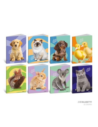 Maxi quaderno Blasetti Best Friends A4 - 80 g/m² - 20+1 ff - 4F - conf. 10 pezzi - 9218