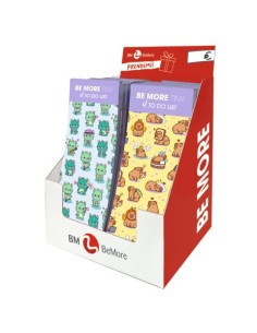 Espositore 30 blocchi To Do List Be More Tiny 8x21 cm - 80 g - 50 ff - fantasie assortite - 0123836