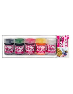 Colori per vetro e metallo Deco 35 ml conf. 5 pezzi in colori assortiti 1632/5