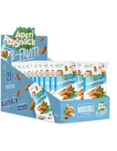 Mandorle naturali AperiSnack B-FRUIT monoporzione da 25 g - conf. 20 pz - 01-1772