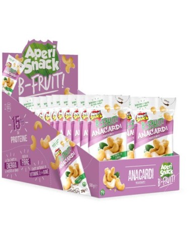 Anacardi tostati AperiSnack B-FRUIT monoporzione da 25 g  - conf. 20 pz - 01-1774