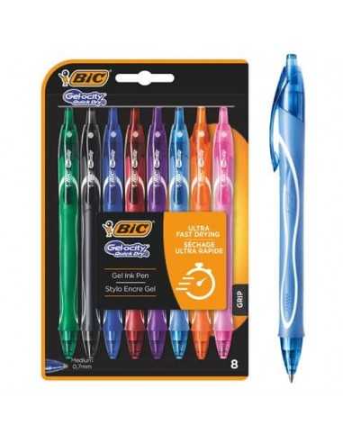 Penne gel a scatto BIC Gel-Ocity Quick Dry M 0