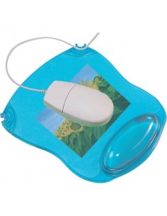 Tappetino per mouse Q-Connect con poggiapolsi in gel 22x26x2