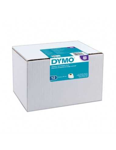 Rotoli da 220 etichette Dymo LabelWriter Spediz./Badge 54x101 mm bianco value pack da 12 - S0722420