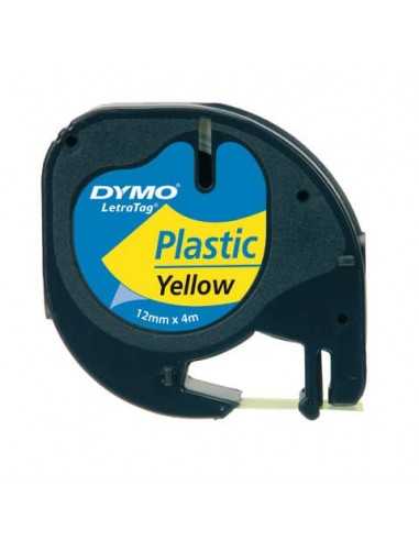 Nastro per etichettatrici Dymo LT plastica 12 mm x 4 m nero/giallo S0721620