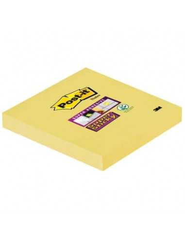 Foglietti riposizionabili Post-it® Super Sticky Notes 76x76 mm 90 ff Giallo Canary™ - 654-12SSCY-EU