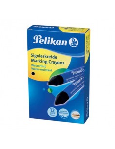 Pastello industriale Pelikan 762 nero  conf. da 12 - 701003